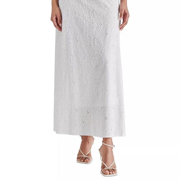 NWT Steve Madden Amalia Cotton Eyelet Maxi Skirt - Picture 2 of 10
